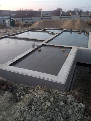Betonplatte außen