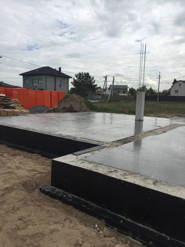 Glatte Betonfläche