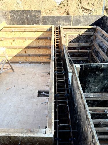 Betontreppe roh